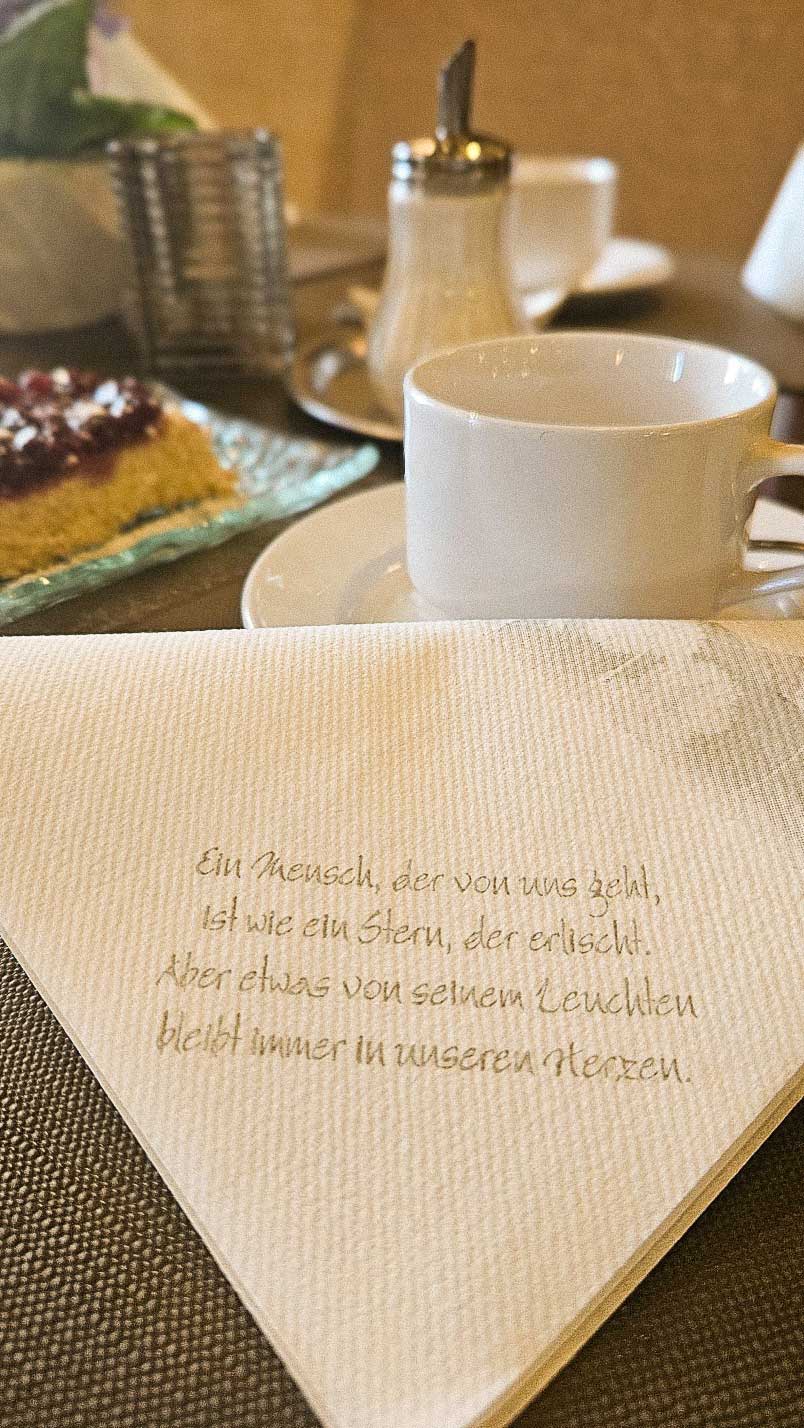 Letztes Geleit im Hotel Sonnenhof Perl