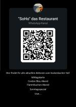 SoHo das Restauarnt QR-Code des WhatsApp-Kanals
