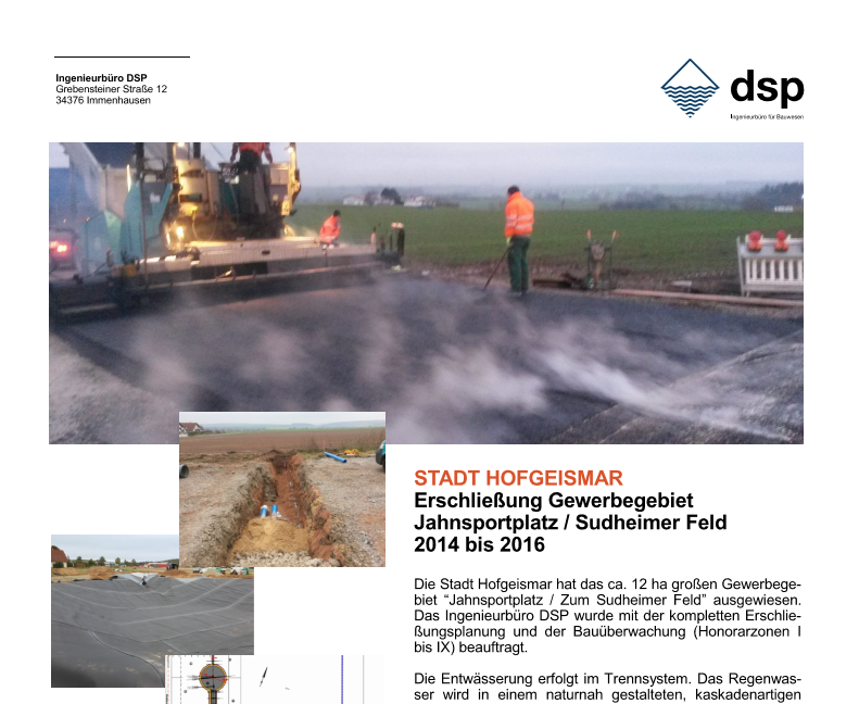 Leistung DSP Ingenieurbüro für Bauwesen