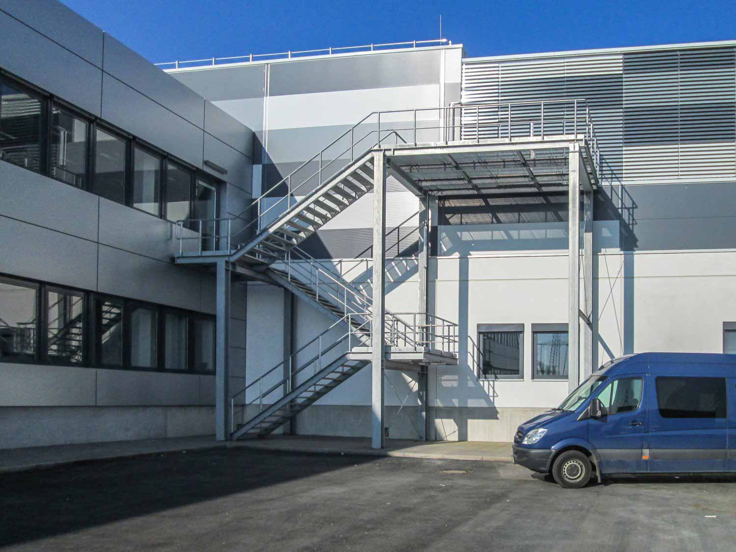 Industrietreppen von Henschel Stahlbau GmbH & Co. KG