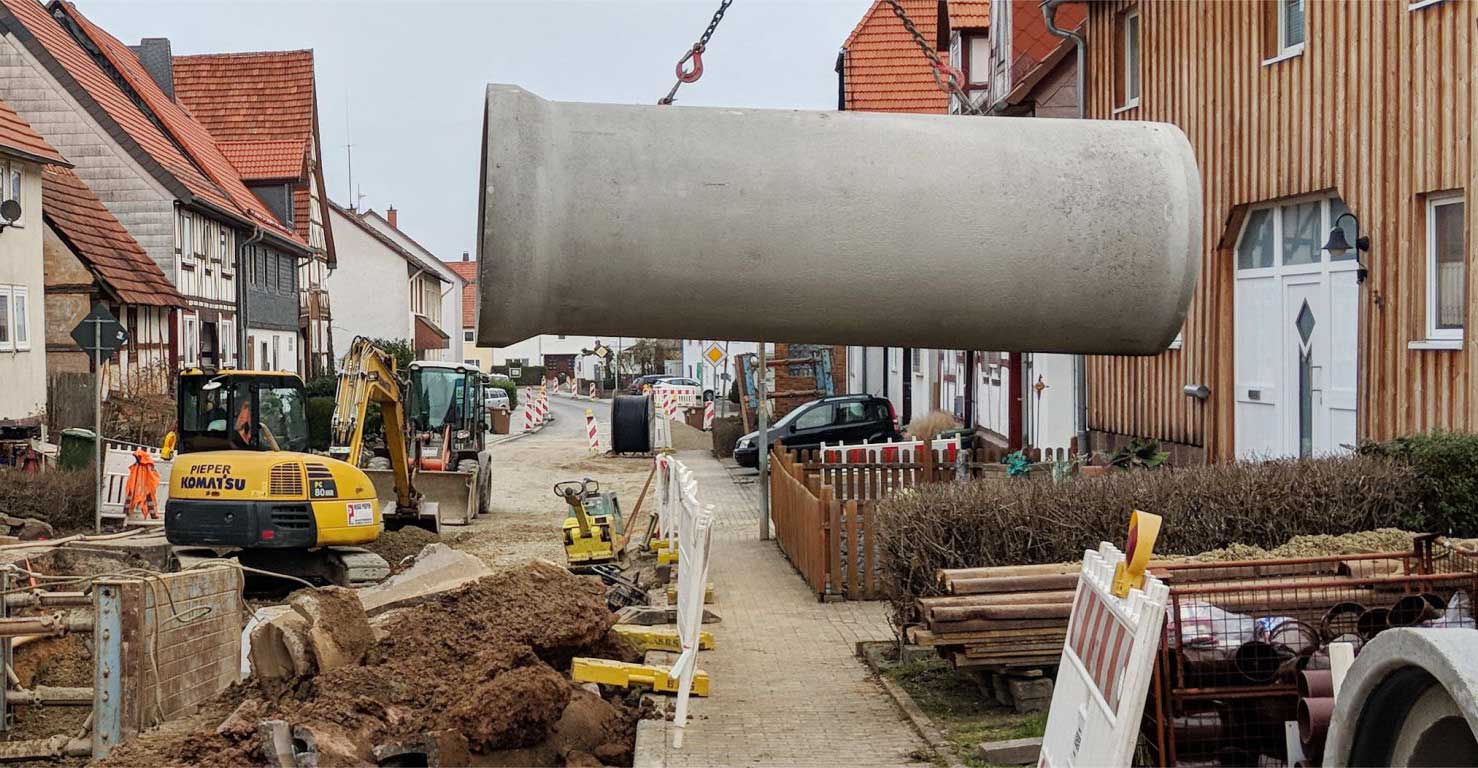 Kanalisation DSP Ingenieurbüro für Bauwesen