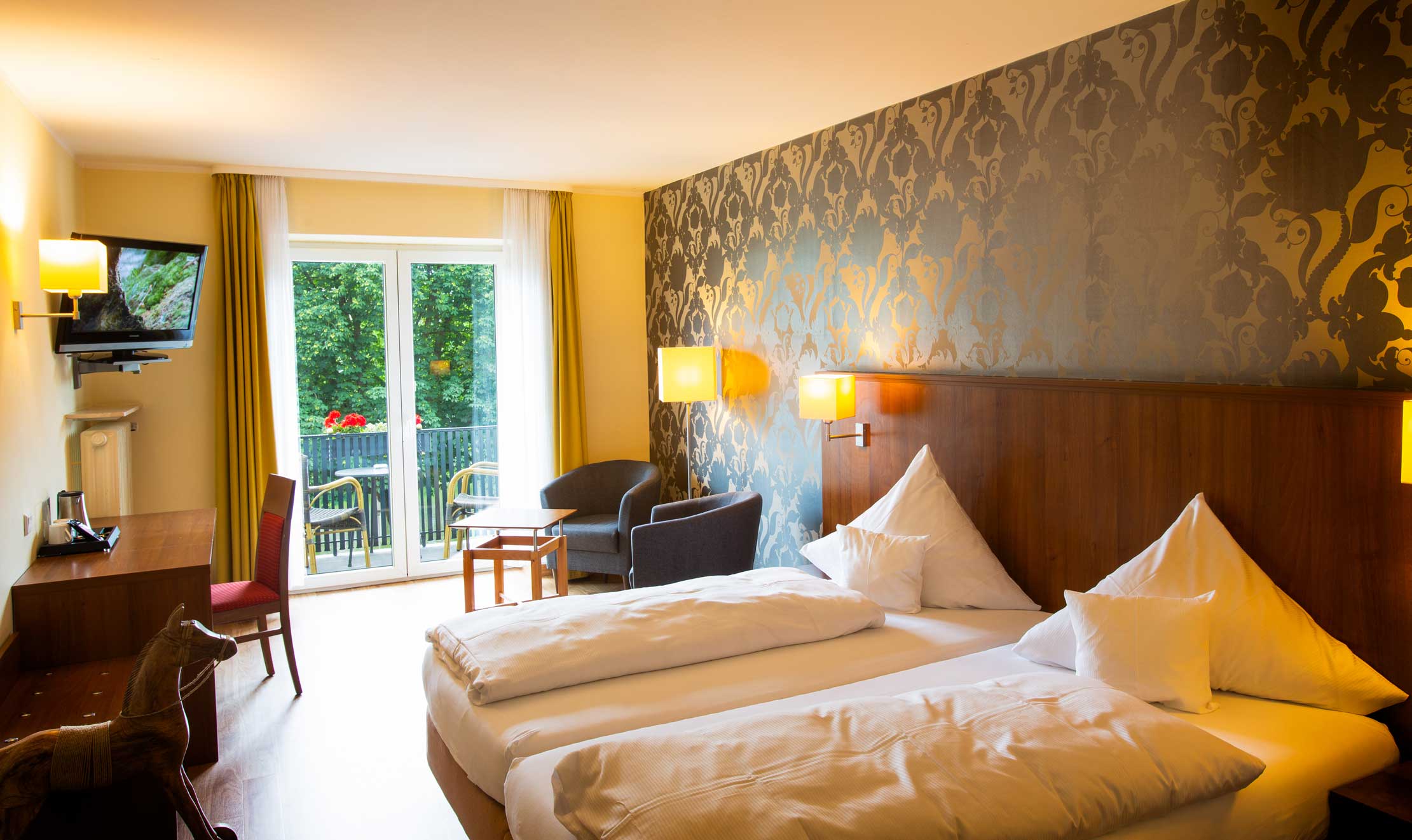 HOTEL BAD EMSER HOF Zimmer zur Lahn