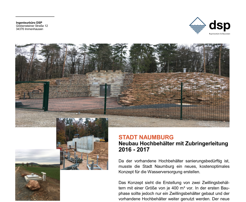 Leistung DSP Ingenieurbüro für Bauwesen