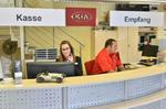 Bild Servicemitarbeiter Autohaus Wilke am Empfang