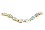 Armband 750 Rotgold mit Turmalinen und light brown Brillanten