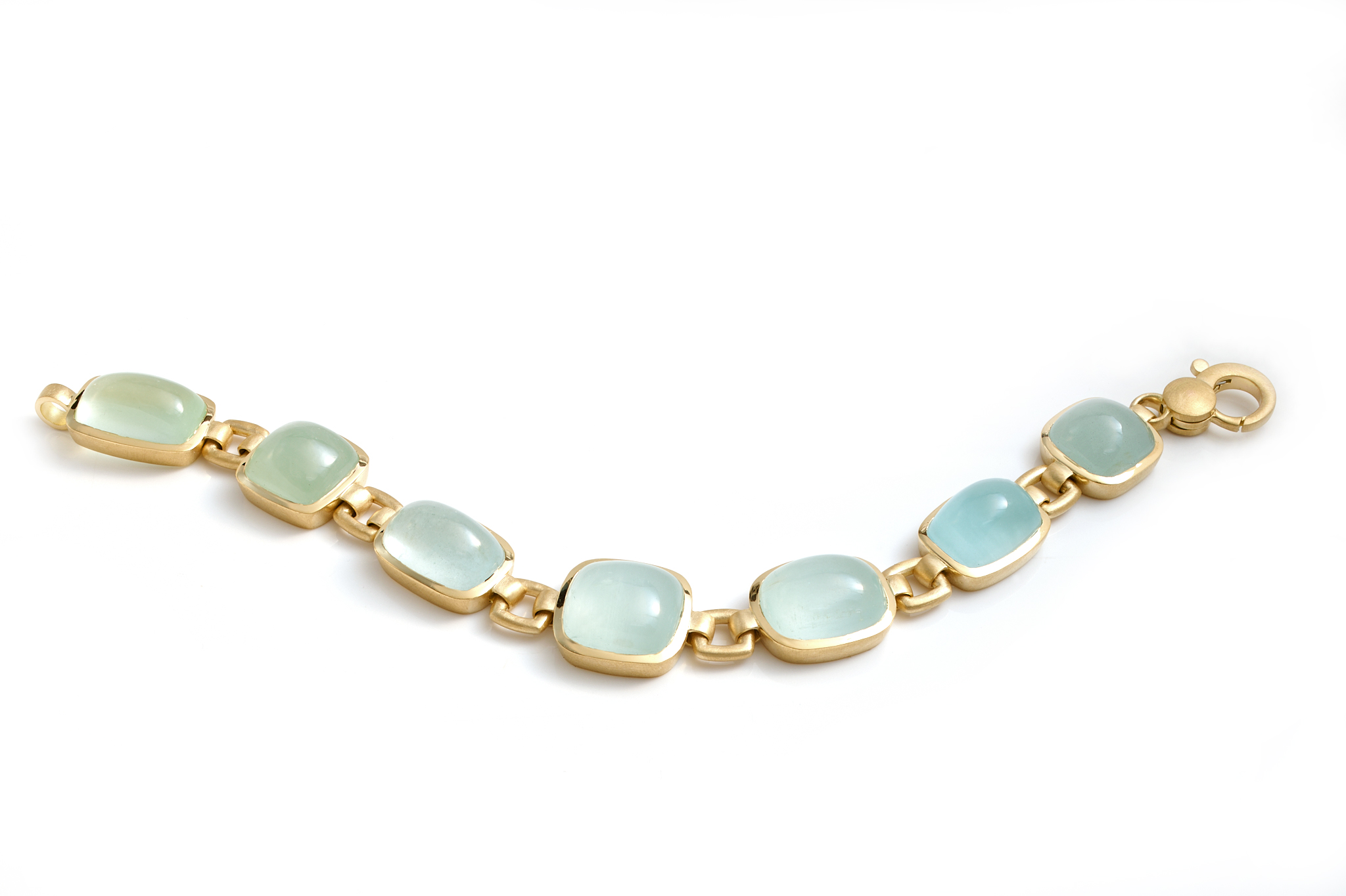 Armband 750 Rotgold mit Turmalinen und light brown Brillanten