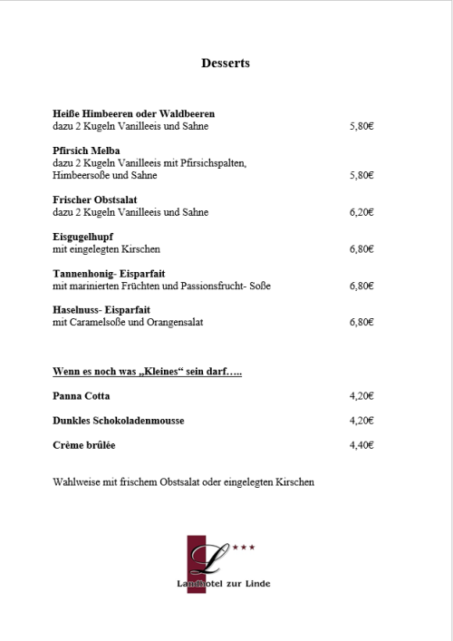 Feste feiern Desserts