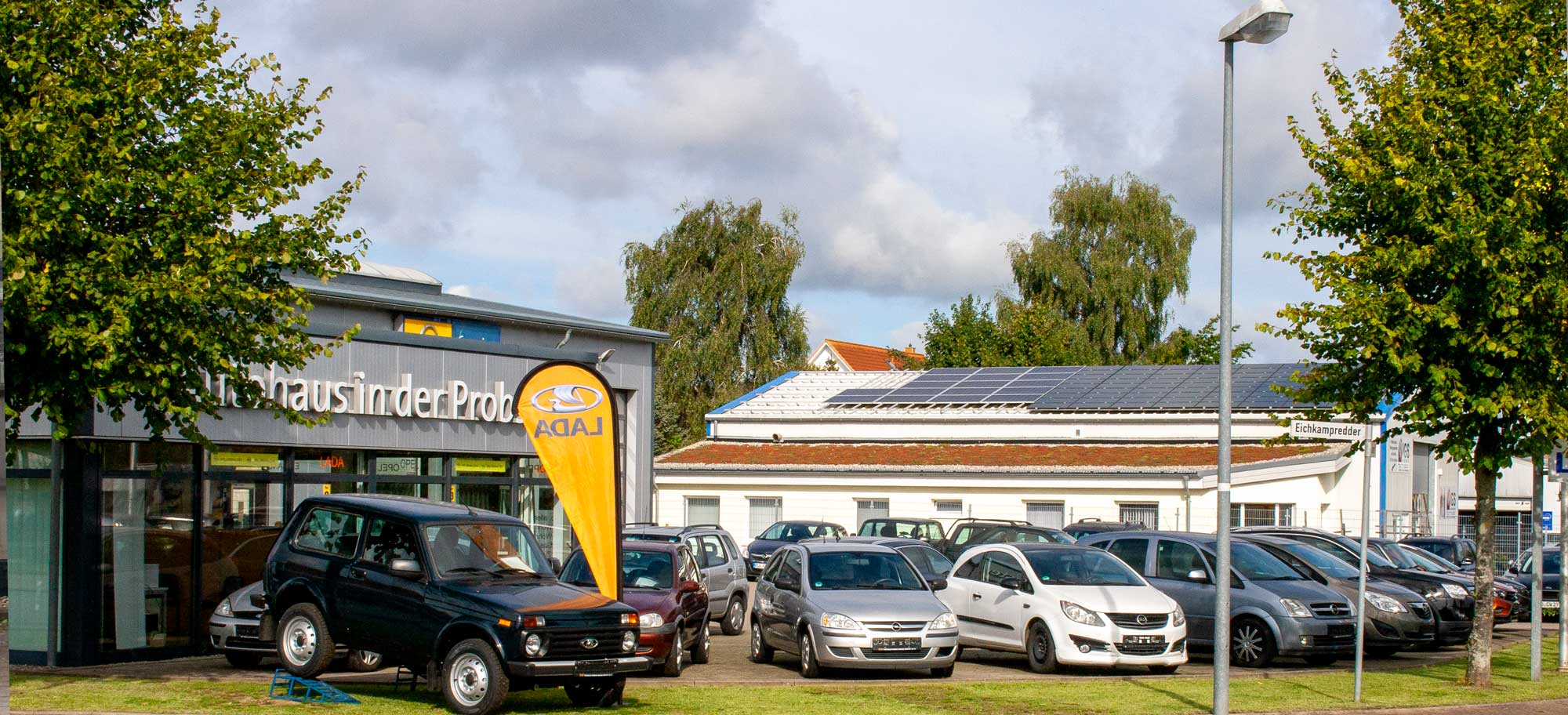 Außenansicht Autohaus Lau in der Probstei in Schönberg