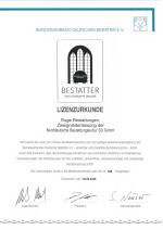 Lizenzurkunde
