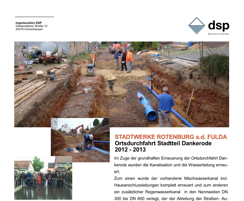 Leistung DSP Ingenieurbüro für Bauwesen