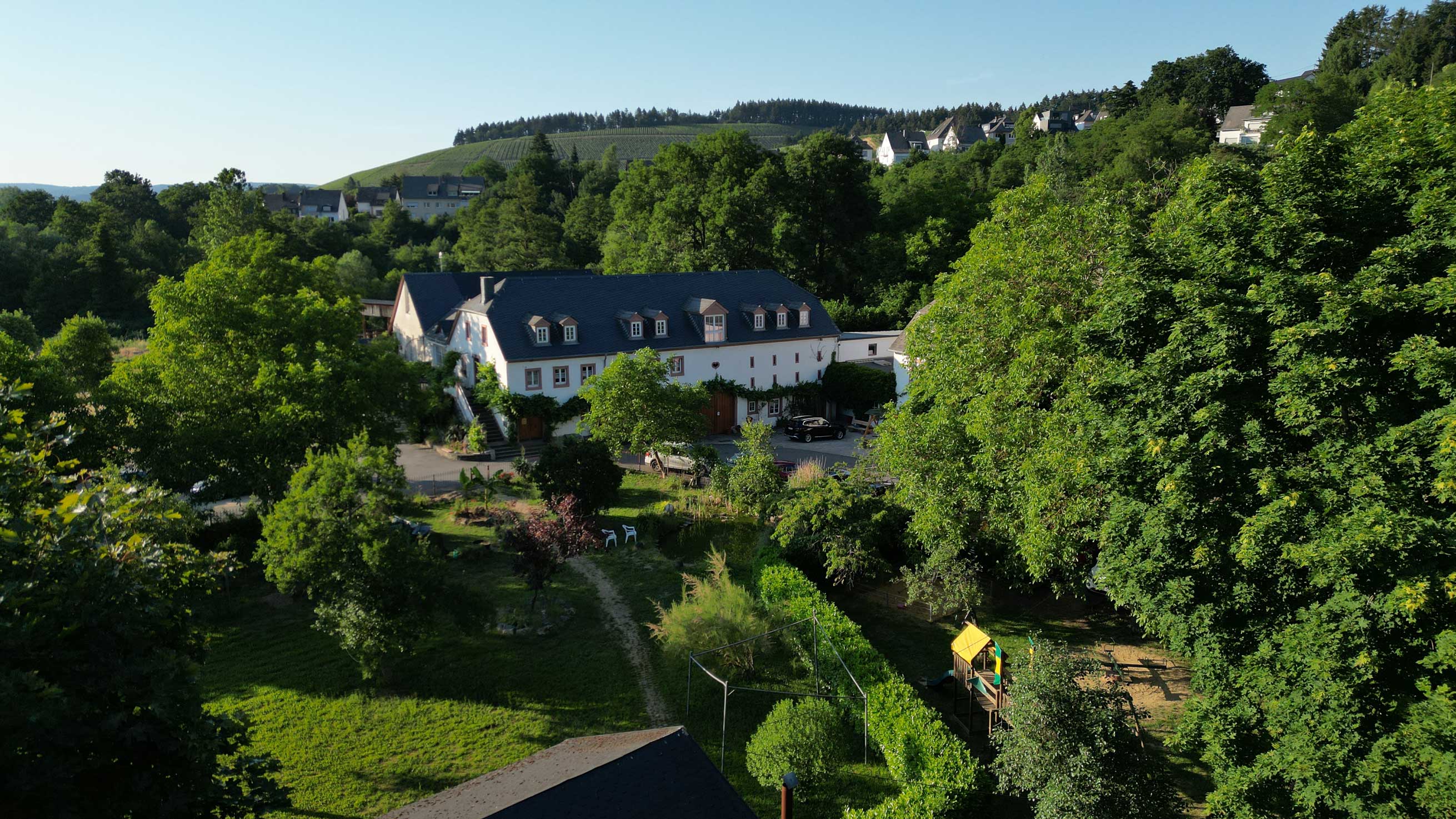 Hotel Karlsmühle Restauranz Weingut in Mertesdorf