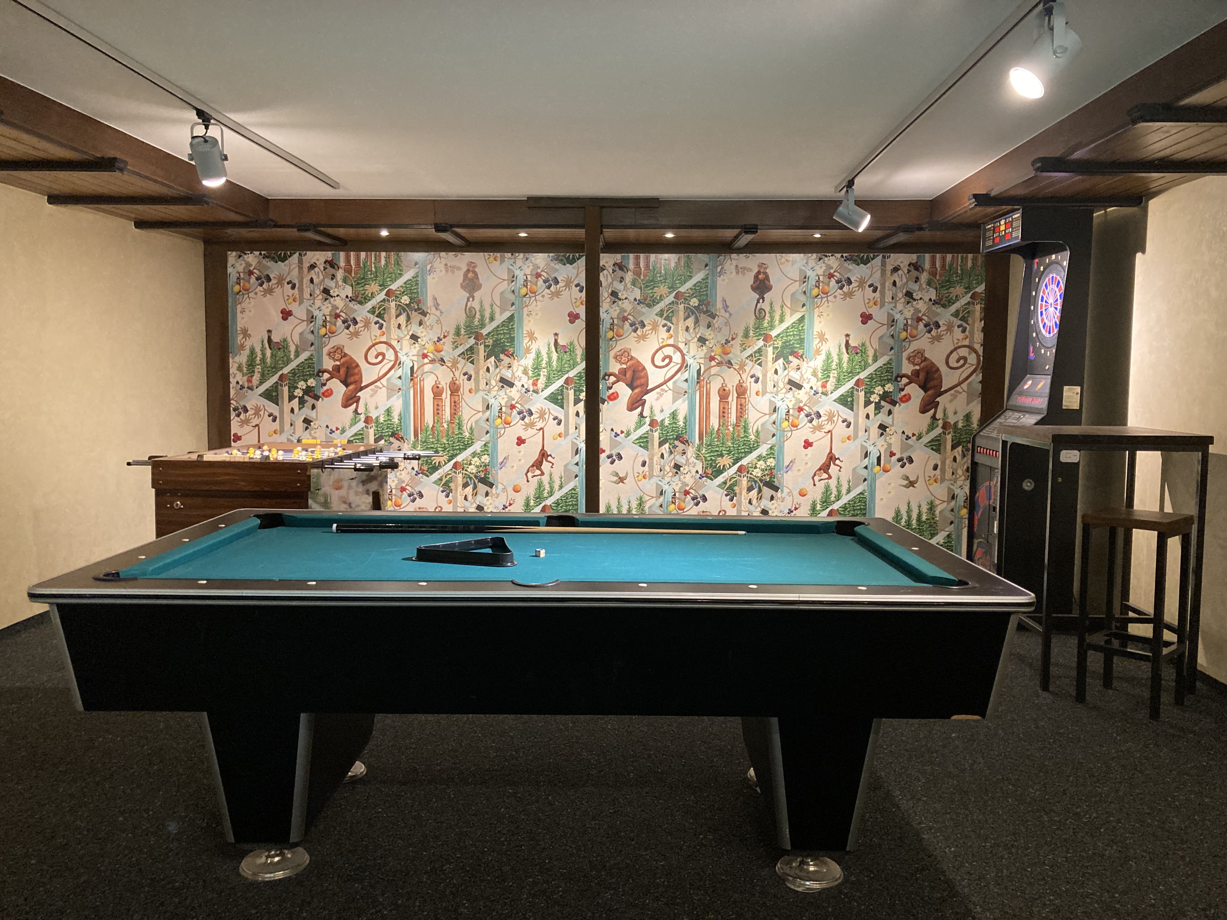 Dart, Tischkicker, Billiard