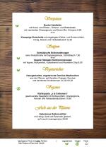 Speisekarte Restaurant in Schwäbisch Hall