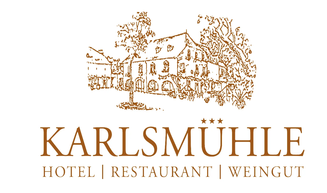 Hotel Karlsmühle Restaurant Weingut in Mertesdorf Logo Hotel Karlsmühle Restaurant Weingut in Mertesdorf