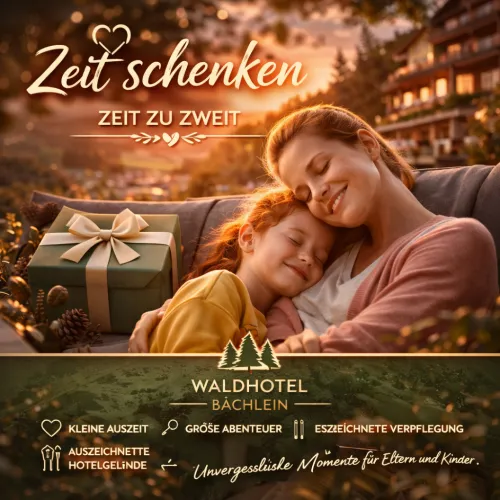Arrangement Zeit schenken im Waldhotel Bächlein