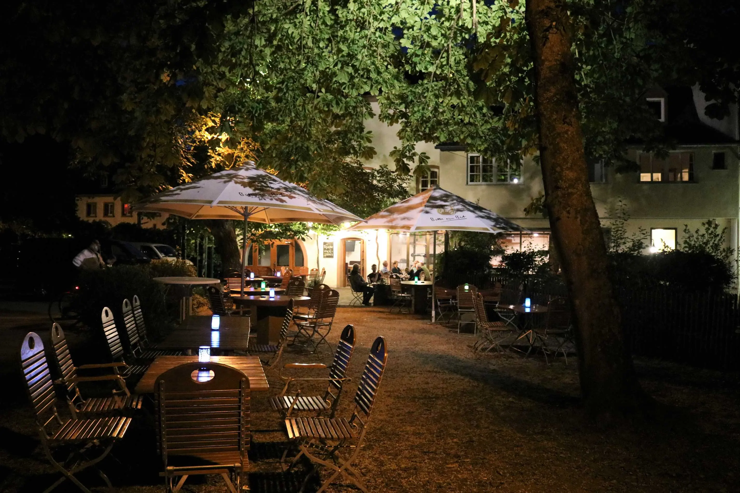 Gartenansicht Restaurant Hotel Karlsmühle in Mertesdorf