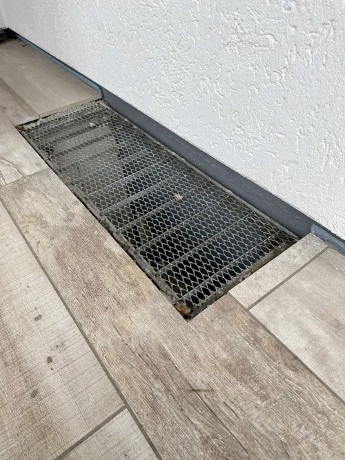 Insektenschutz · alte Kellerschachtabdeckung