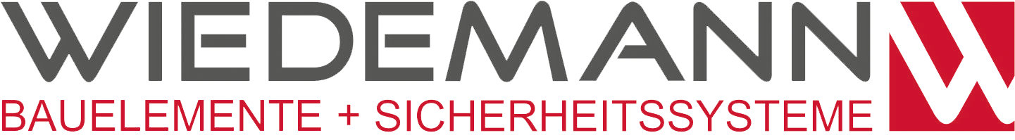 Logo Wiedemann Bauelemente und Sicherheitssysteme in Dortmund Logo Wiedemann in Dortmund für Alarmanlagen, Rollläden, Garagentore und Haustüren